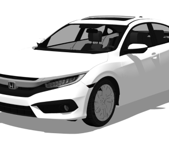 超精细汽车模型 本田 honda civic